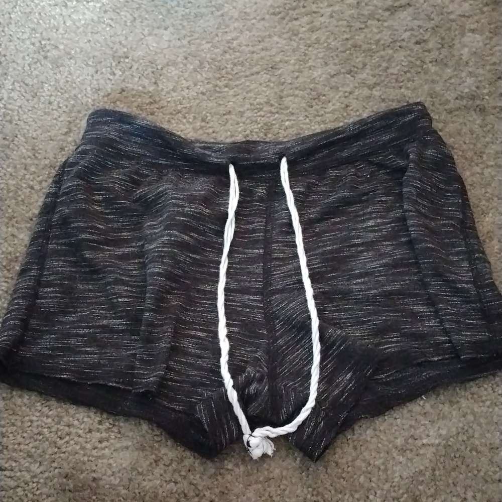 Black Pajama Shorts